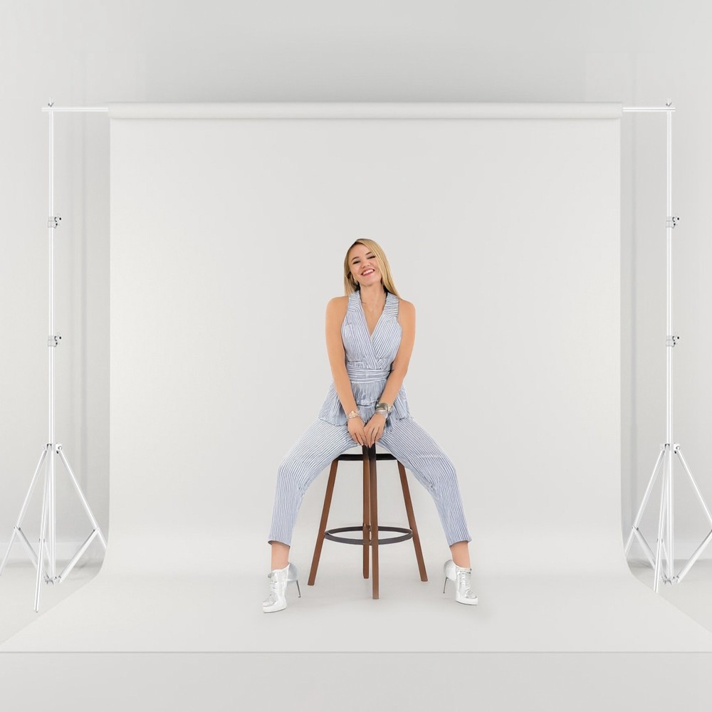 Heavy Duty Adjustable Photo Video Studio Backdrop Support Stand Set
