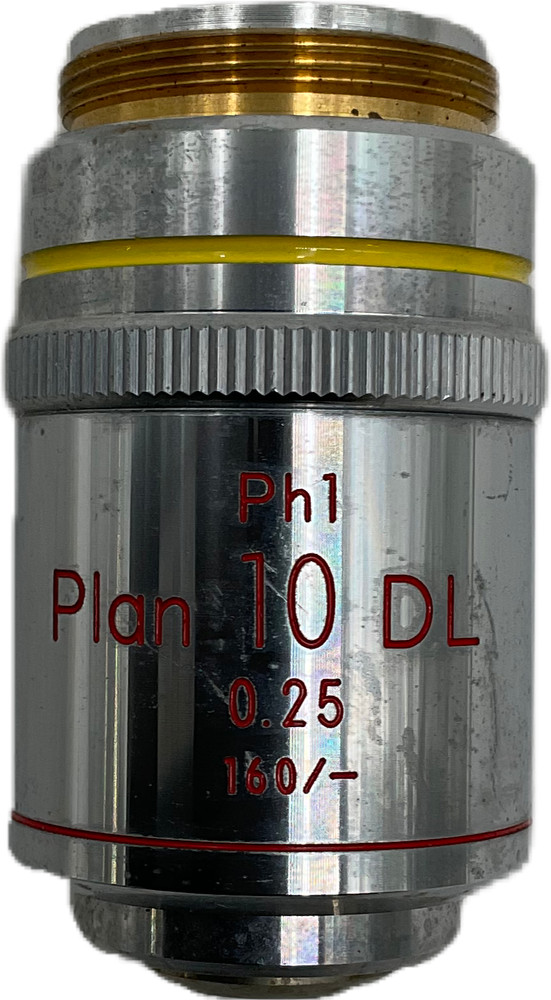 Nikon Plan 10x Ph1 DL 0.25 160/- Microscope Objective Lens