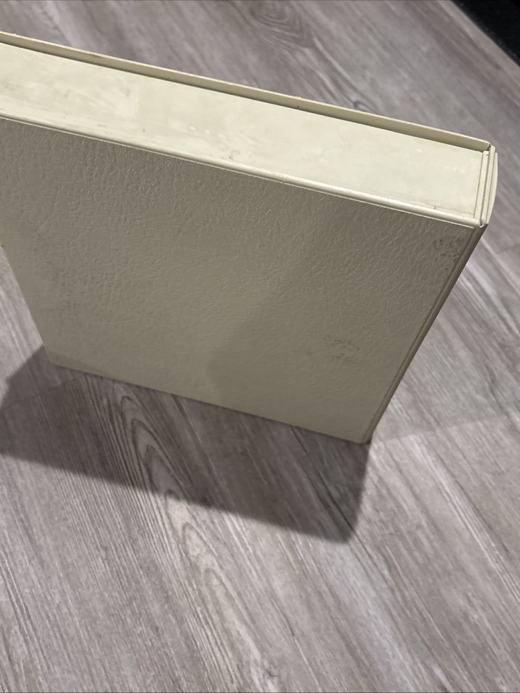 Vintage WANG 8” Floppy Disk Case Holder Beige