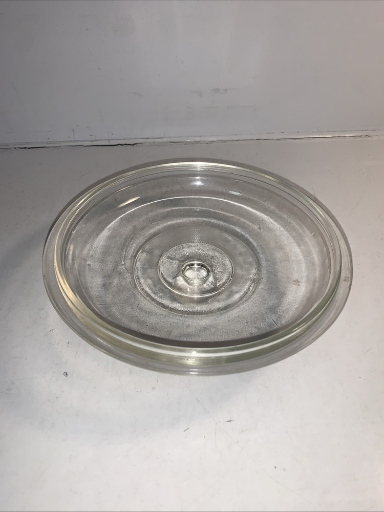 Clear Glass Lid Replacement #406 6.75” Round Inner 7.25” Outer Rim Pyrex Corning