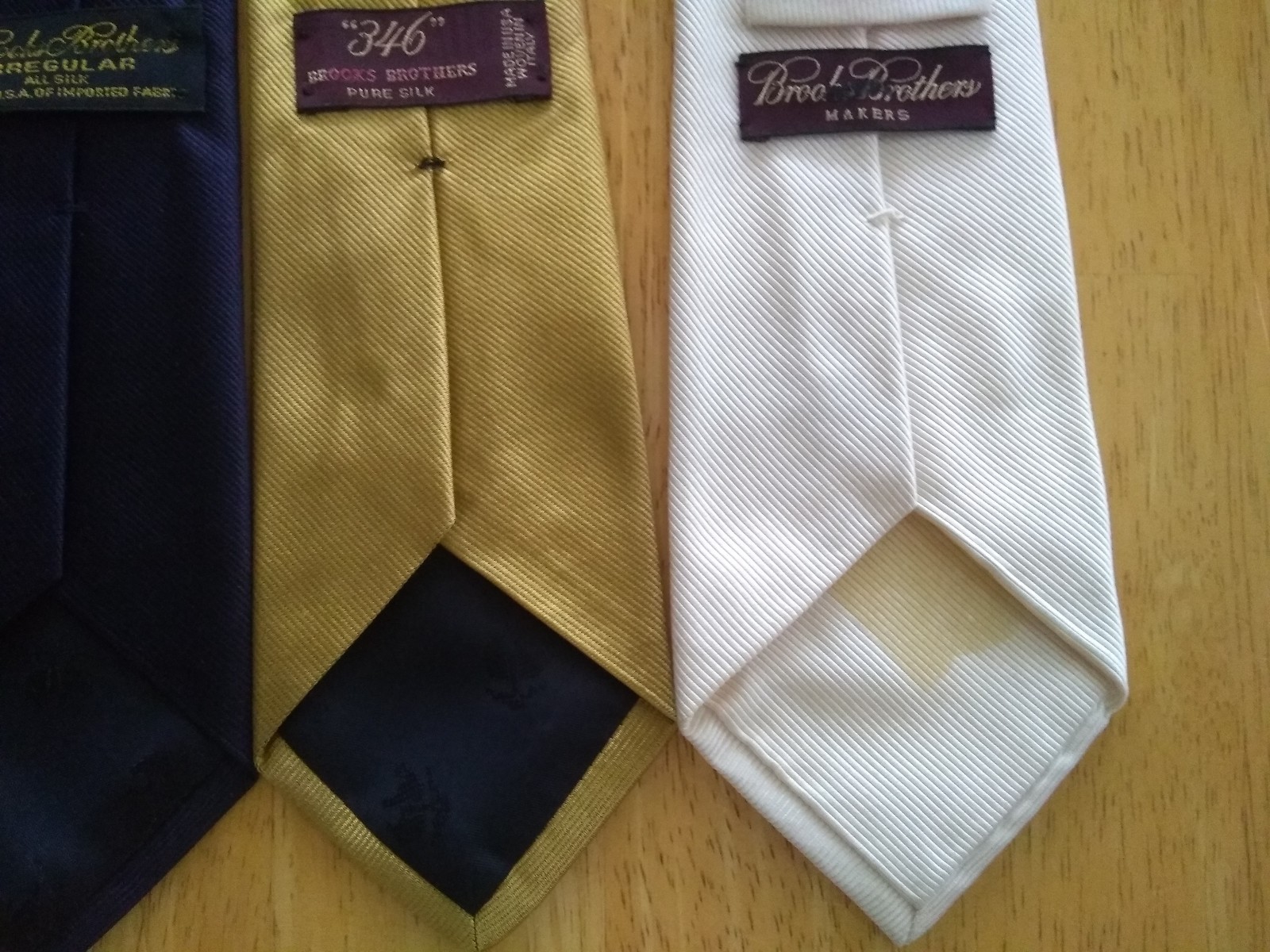 NWOT Brooks Brothers Boys Solid Silk Trad Ivy Tie