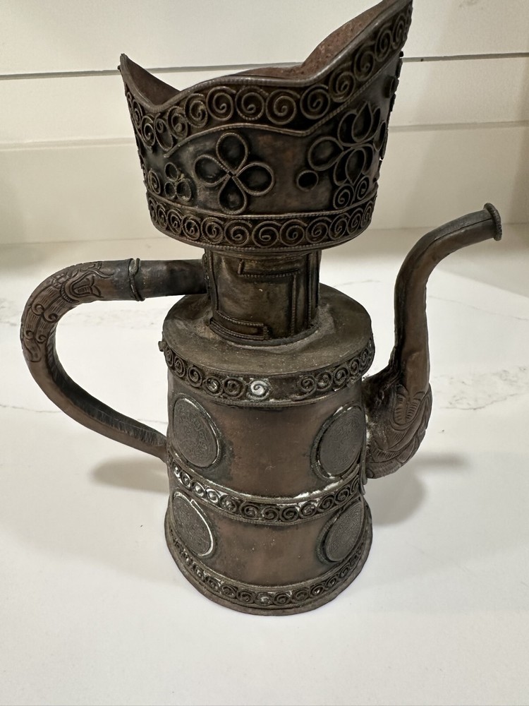 Copper Pitcher Middle Eastern European