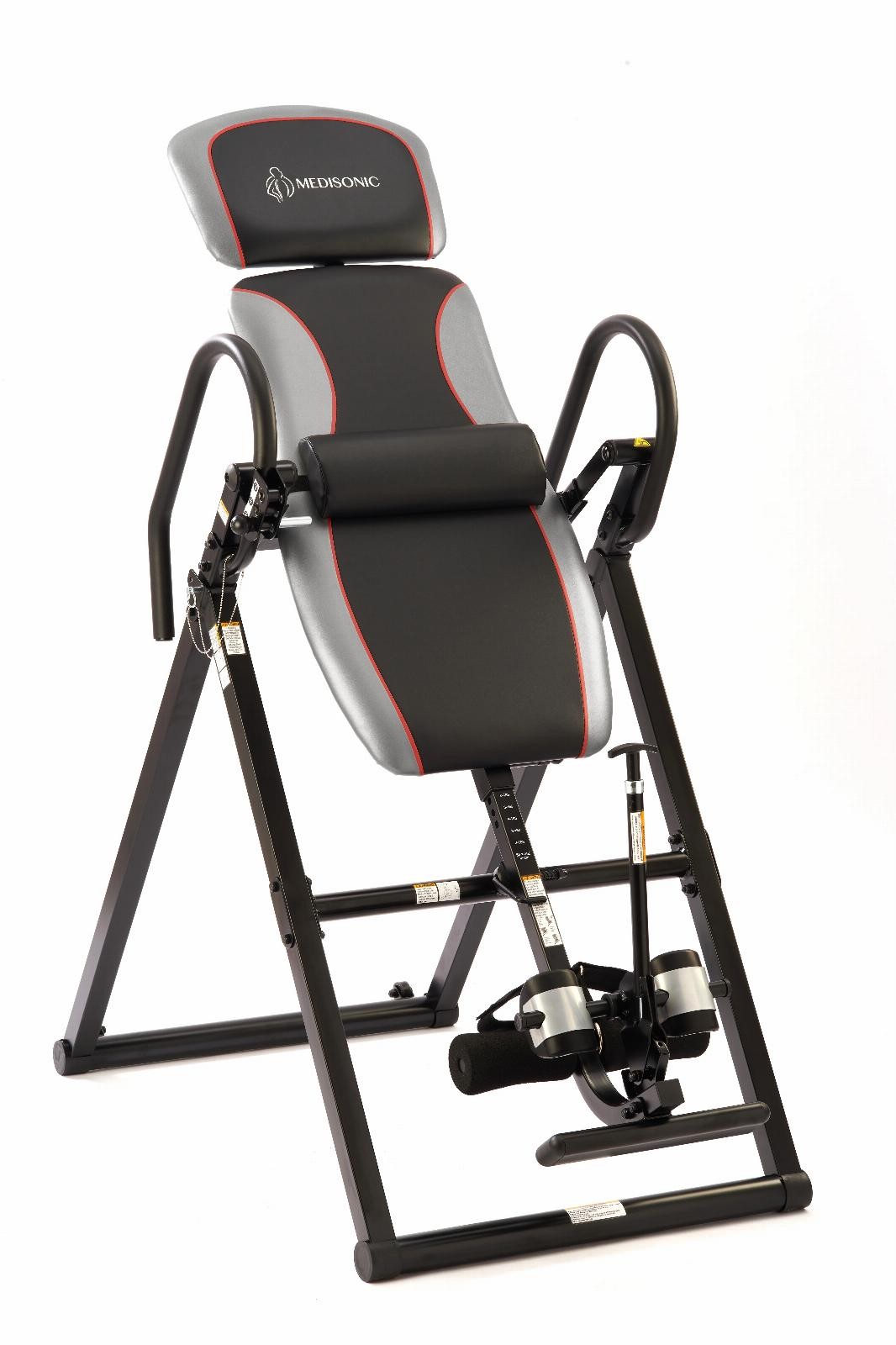 Inversion Table For Back Pain Relief W/ Adjustable Angles & Lumbar Pad Foldable