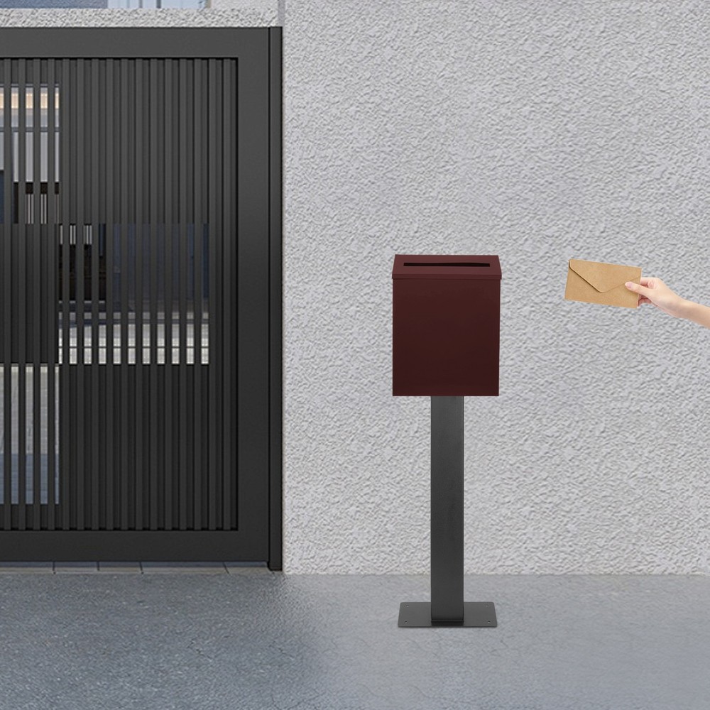 Outside Mailbox Post, Heavy Duty Mailbox Post, Surface Mounting Post