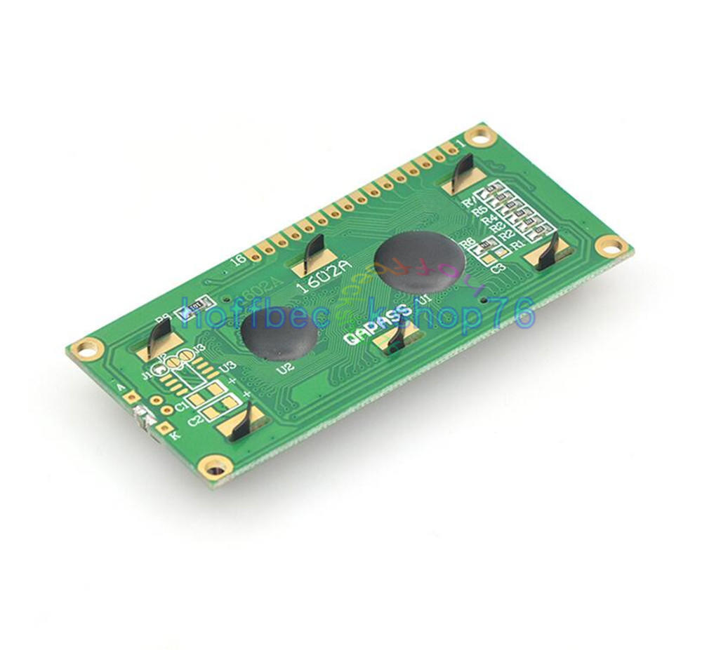 1602 162 16x2 5V Character LCD Screen Module HD44780 Controller Yellow Backlight