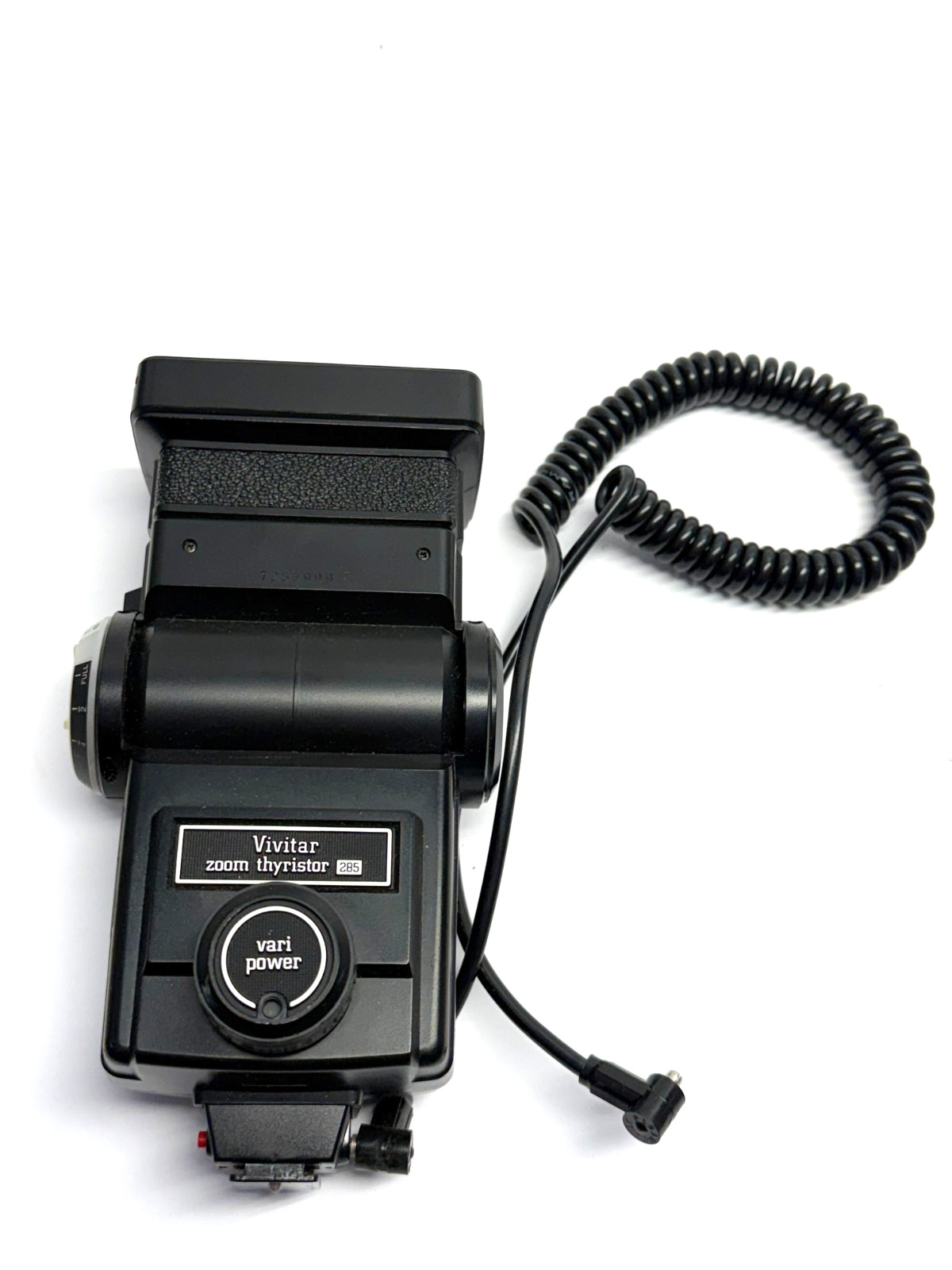 Vintage Vivitar Zoom Thyristor 285 Vari Power Shoe Mount Flash Black