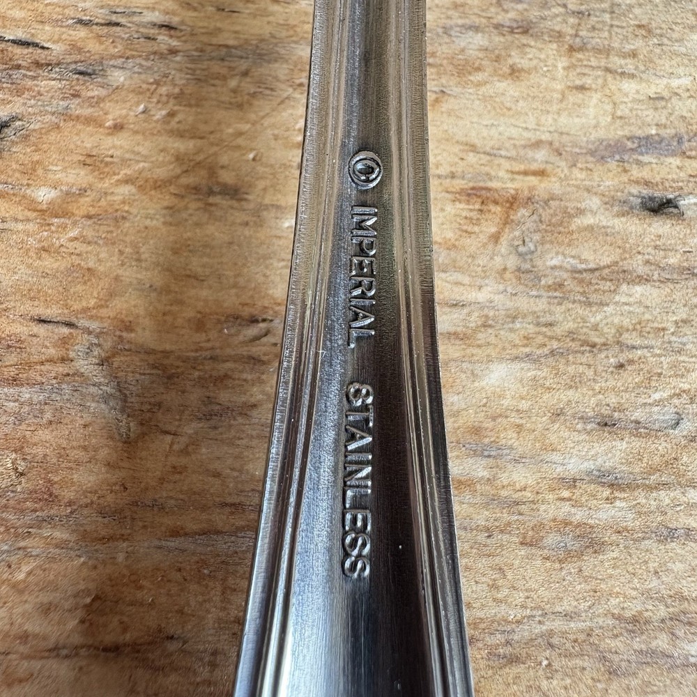 Imperial FLEURETTE Stainless Flatware 2 Serving Pieces and 1 Teaspoon
