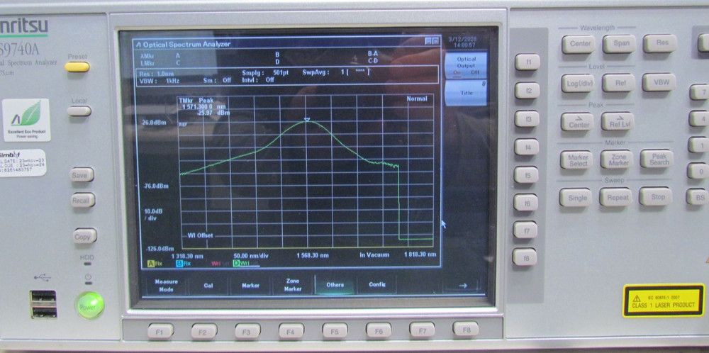 Anritsu MS9740A Optical Spectrum Analyzer