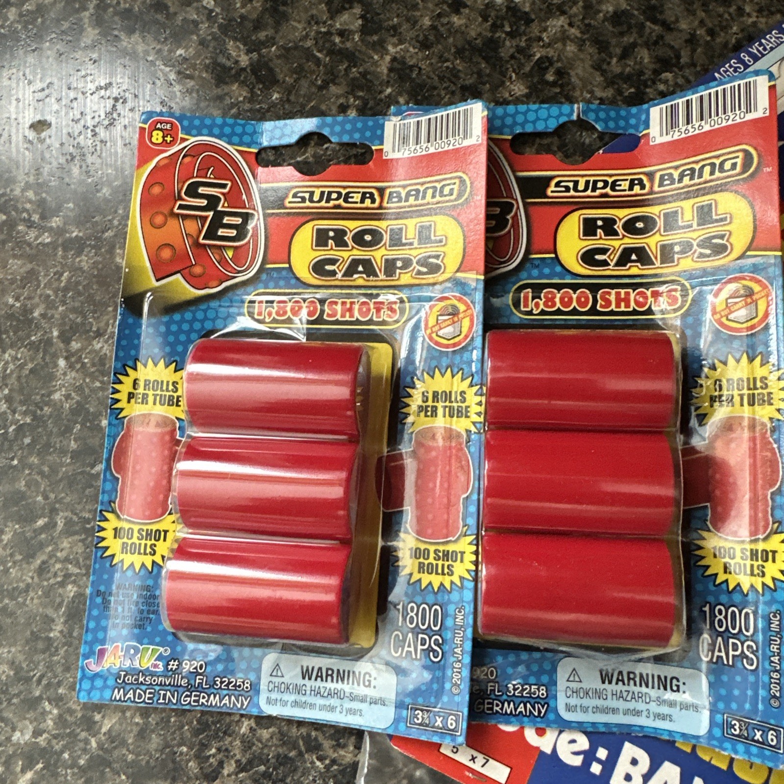 Vintage Toy MEGABLASTER ! CAP GUN in sealed Package caps paper