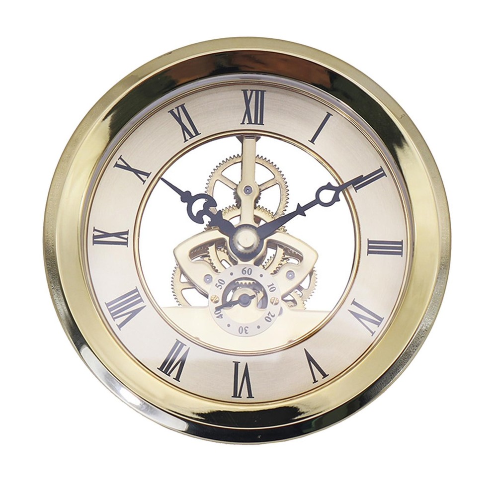 Transparent Skeleton Clock Inserts 4.06in Battery Powered DIY for Decoration