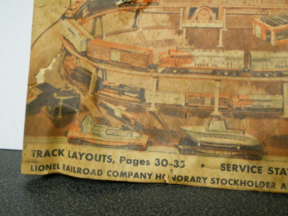 1960 Lionel Accessory Catalog Track Layout Train Sets Subs Landscape Kits