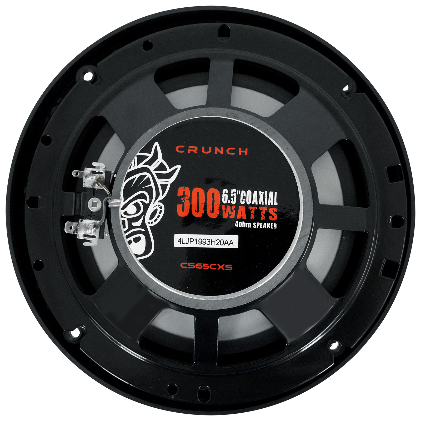 (4) Crunch CS65CXS 6.5" Car Audio Shallow Mount Speakers 300 Watts Max 2-Way