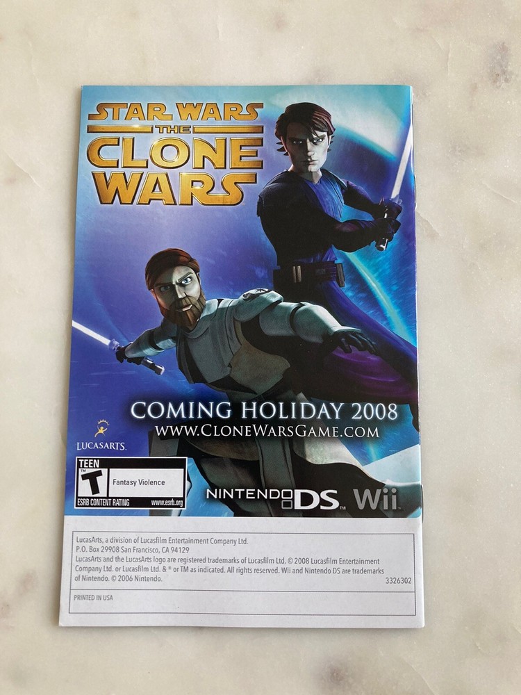 Star Wars: The Force Unleashed | Wii | Manual Only