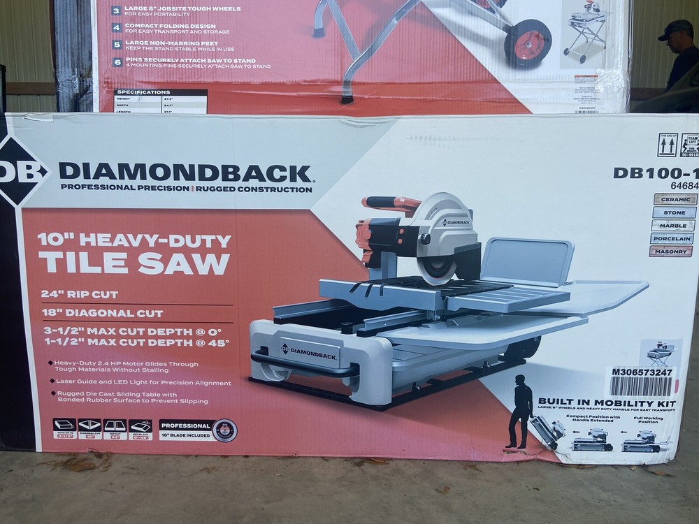 10” Heavy-Duty Tile Saw