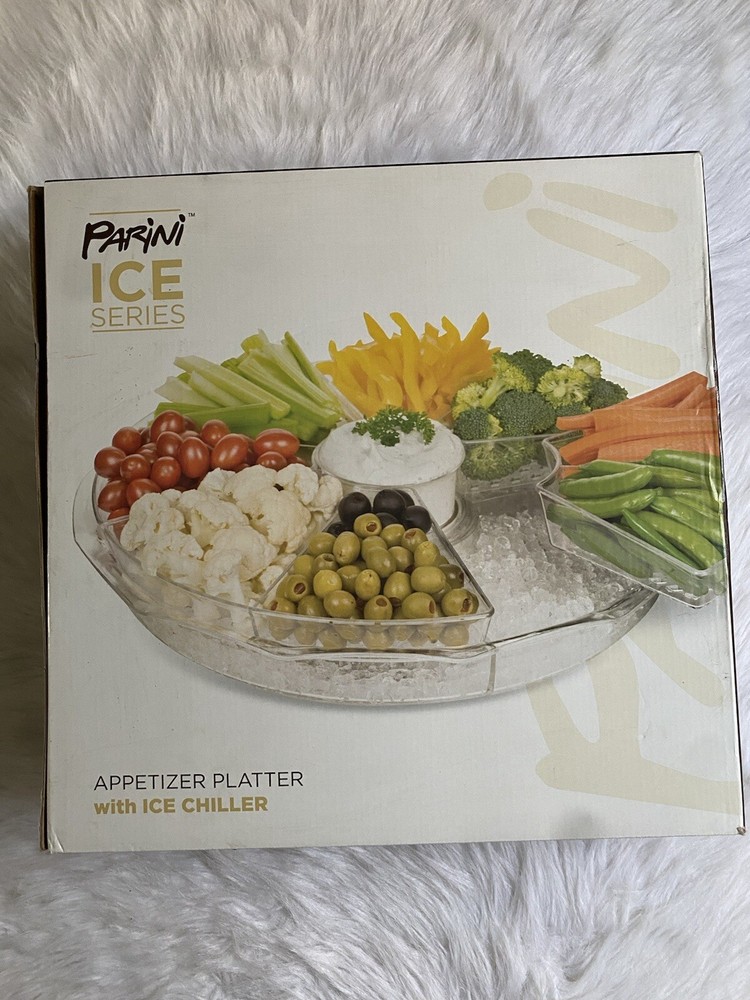 Parini Ice Series Appetizer Platter With Ice Chiller