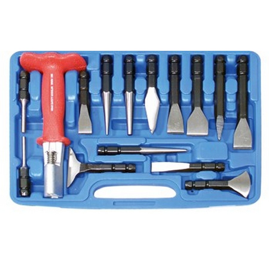 Chisel Set 15pcs Assorted - Code BGS1641 FBGS1641 BGS Workshop