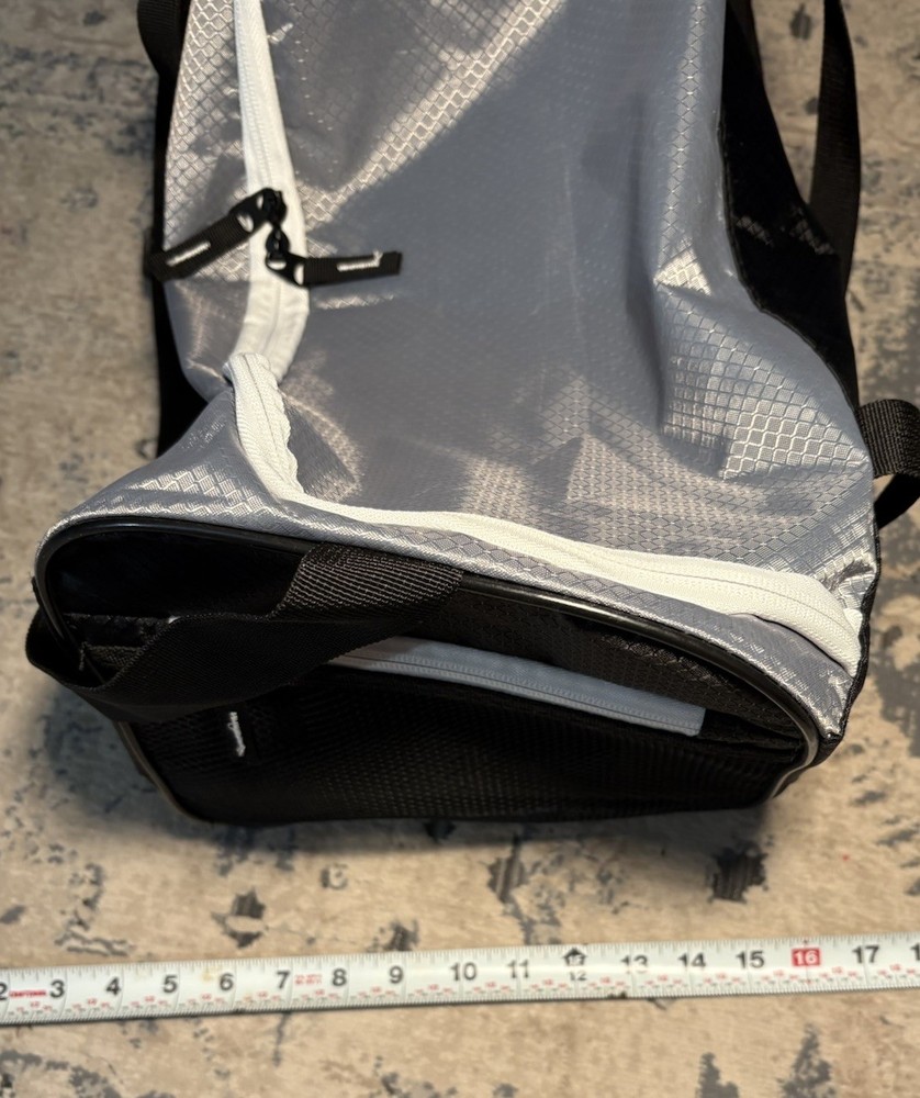 Duffle Bag | Black & Silver | Preowned | Clean | Unknown Brand