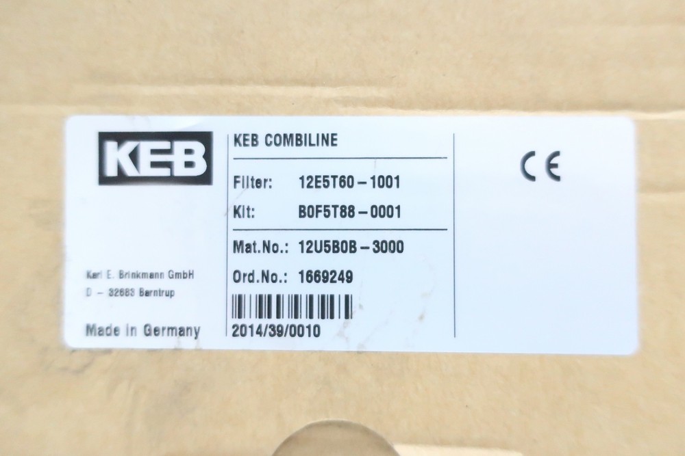 Keb 12U5BOB-3000 Emc-filter Inverter