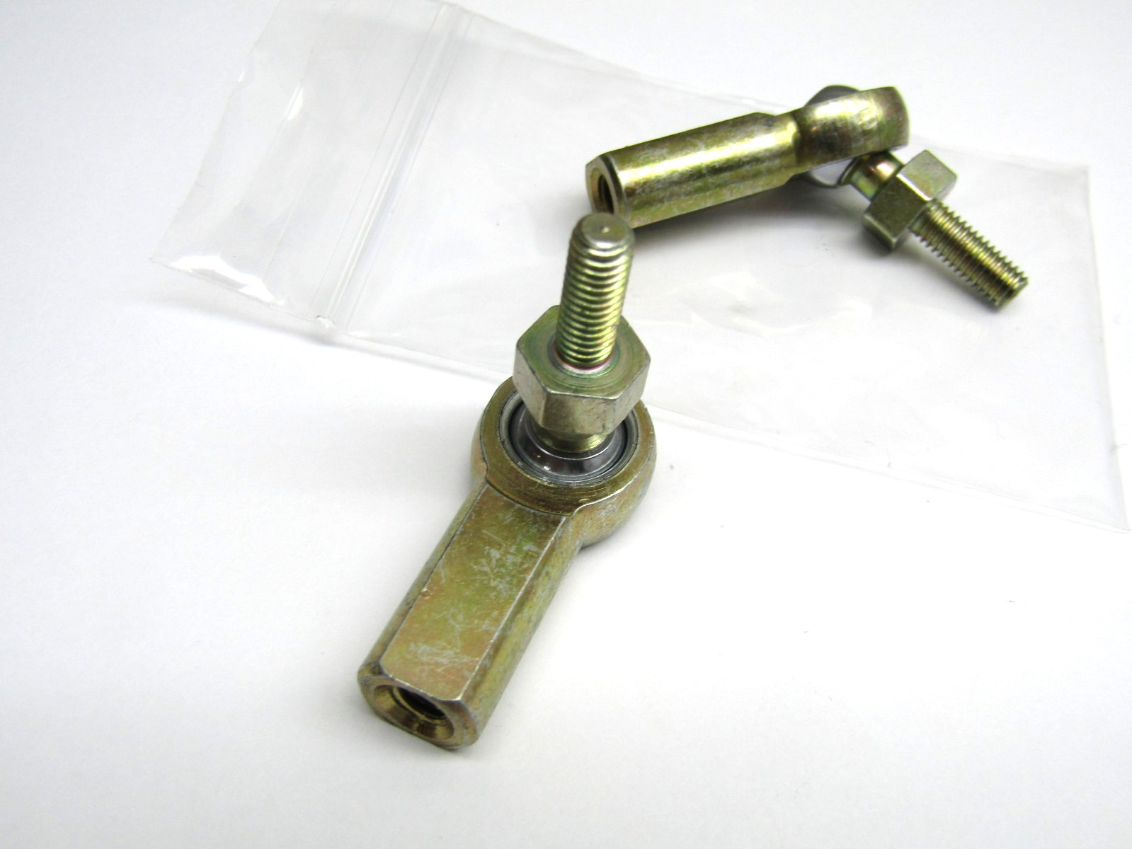 (Lot of 2) 10-32 Rod End Bearing Ball Joint with Stud Female, RH Linkage