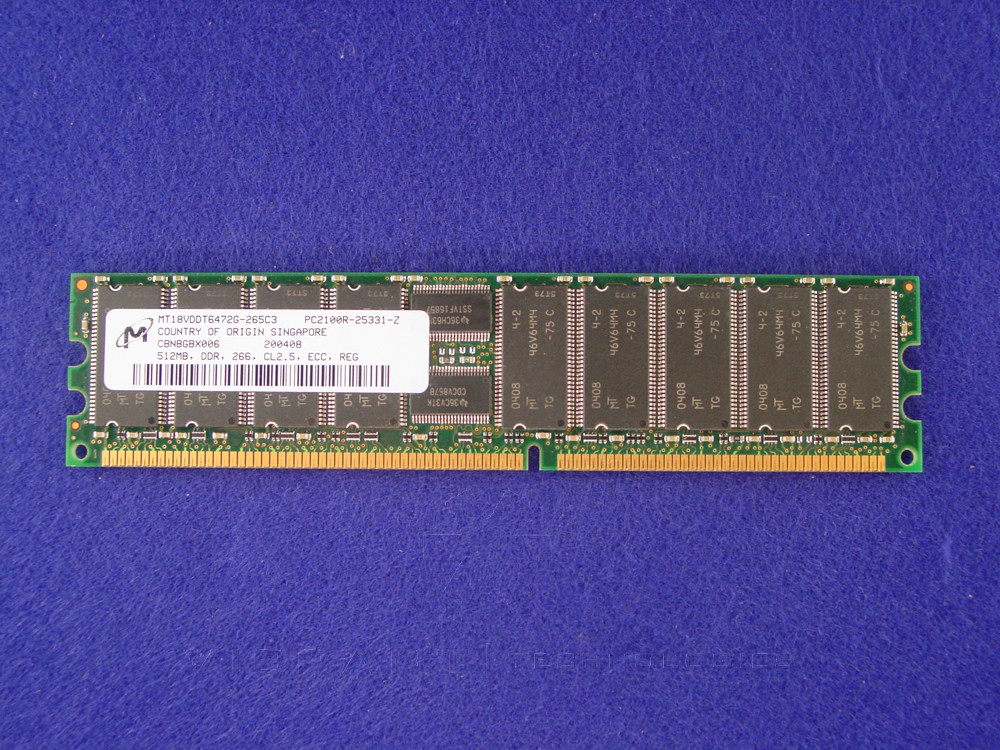 Dell P1356 256Mb 266MHZ Server Memory Module 4z