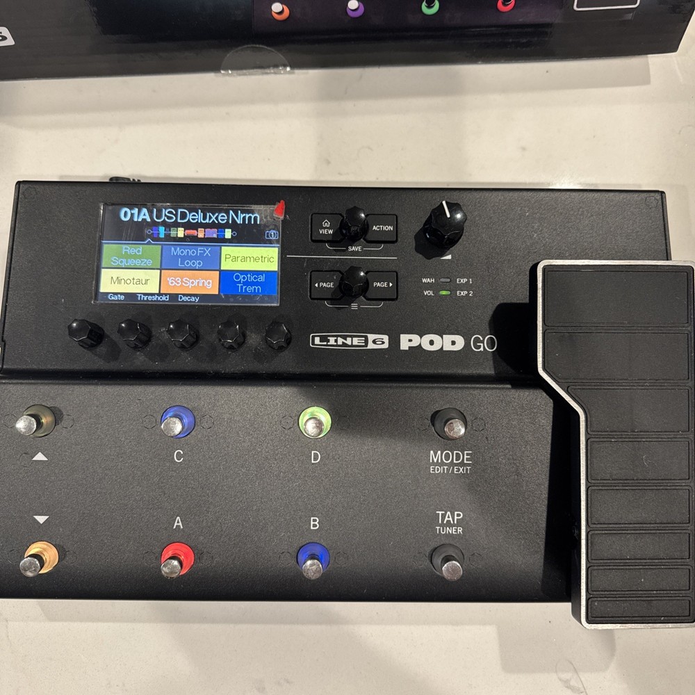 Line 6 POD Go Guitar Multi-Effects Processor Black