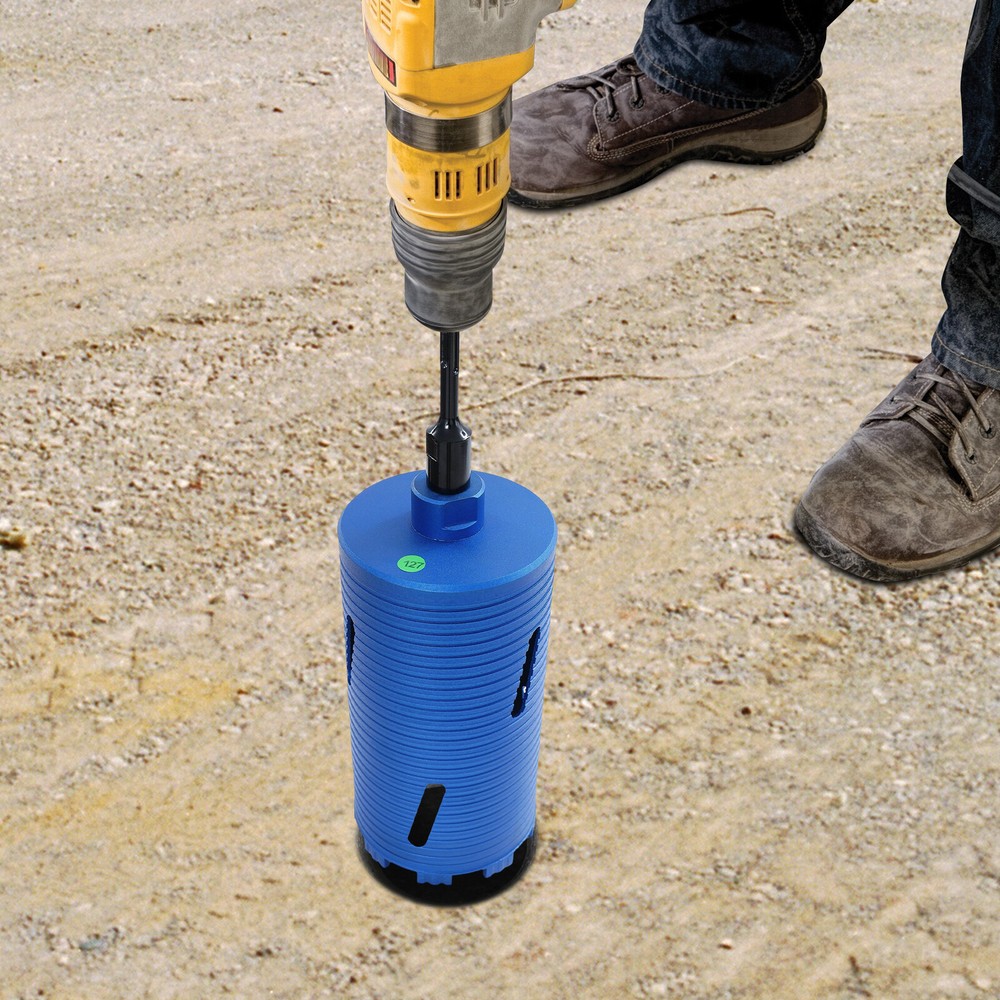 5/8 Inch Thread Drill Bit Core Drill Bit W/3 Adapters Concrete Drilling Bit