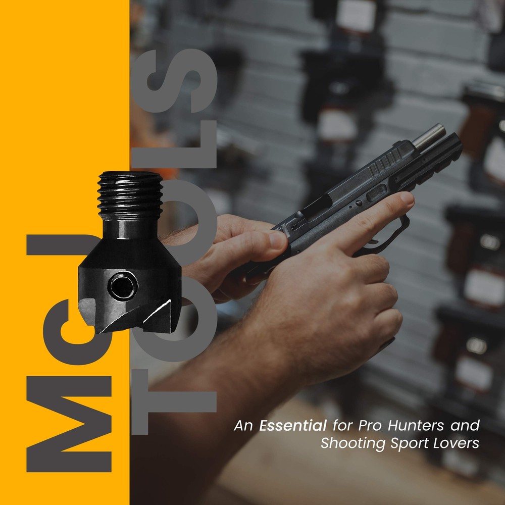 McJ Tools Reloading Rotary Case Trimmer Cutter (Shaft 3/16"), Reloading Essen...