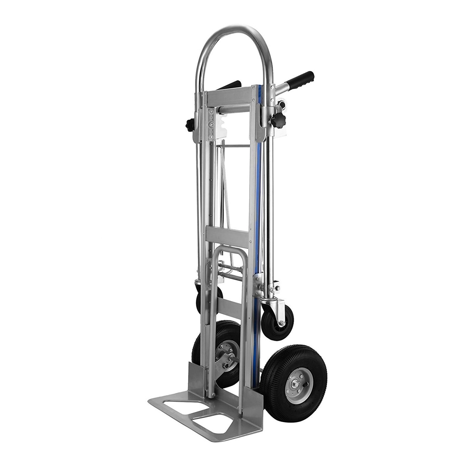 Heavy Duty Aluminum Hand Truck Convertible Folding Dolly Cart Stair Climber Cart