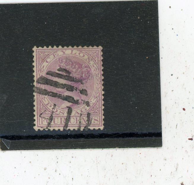 Ceylon 1863 Scott# 50 Canceled