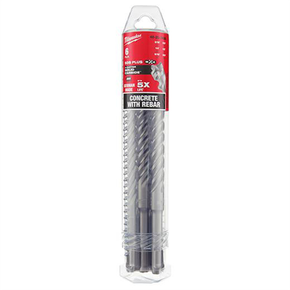 Milwaukee Tool SDS-PLUS 4CT MX4 6 PC KIT