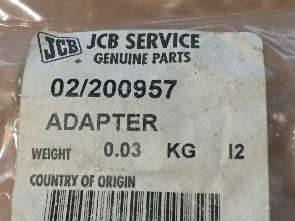 JCB Genuine Adapter 02/200957