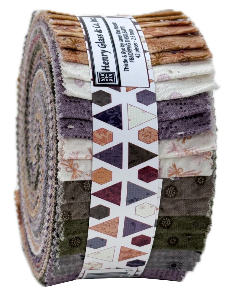 Henry Glass - Thistle & Rye 2.5" Strips 40 pcs