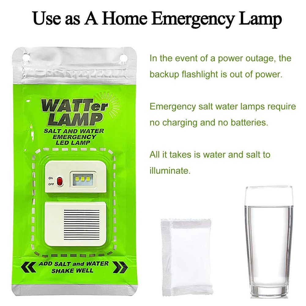 Edible Salt Powered Lantern Multi functional and Long Lasting Illumination