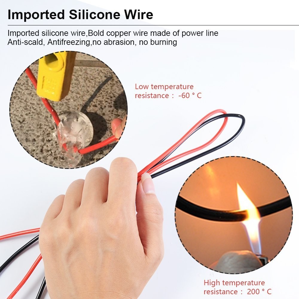 Safety Multimeter Probe Set with Alligator Clips