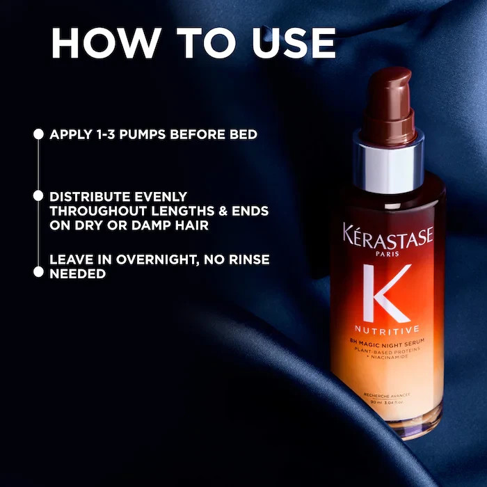 Kérastase Mini Nutritive 8H Magic Night Serum Hydrating Treatment Dry Hair 1 oz