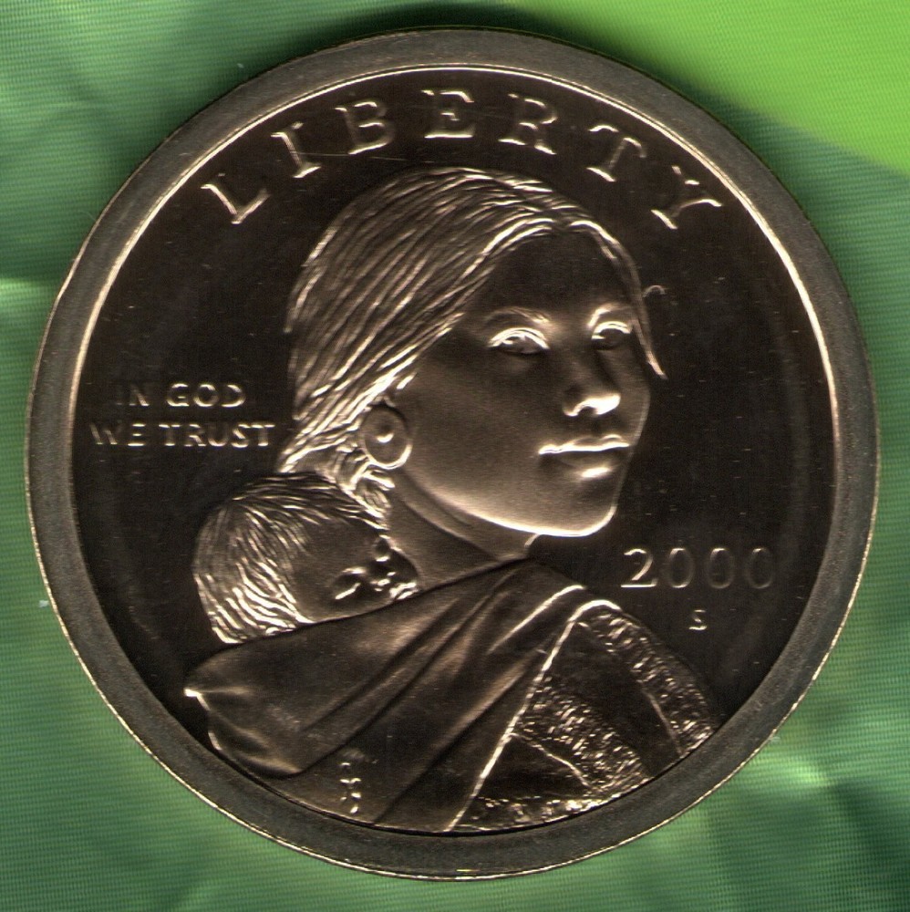 2000 S Proof Sacagawea Dollar Coin Uncirculated
