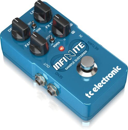 TC Electronic Guitar Delay Effects Pedal Blue (Infinite Sample Sustainer)