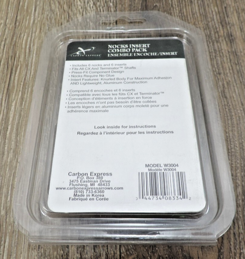 Carbon Express Nock Insert Combo Pack W3004