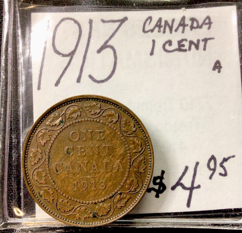 1913 Canada 1 Cent! ENN Coins
