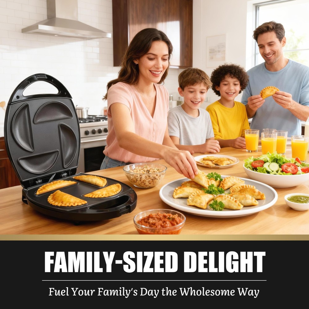 Electric Empanada Maker Machine with Press Mold,Large Dumpling Maker Press,Pi...