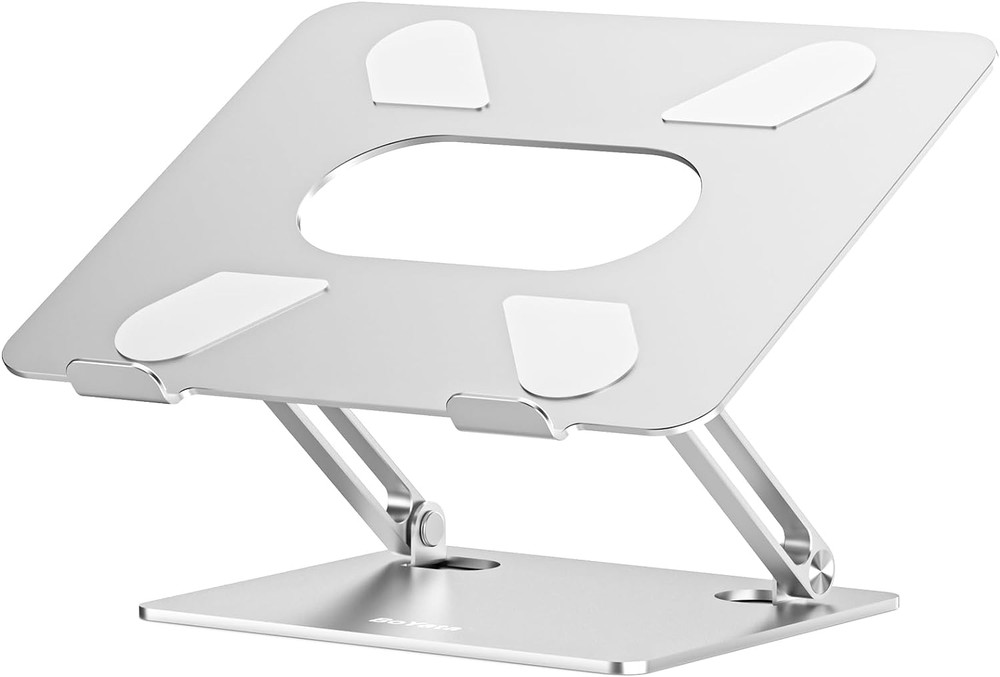 Laptop Stand, Adjustable Multi-Angle Laptop Holder, Compatible for Laptops up to