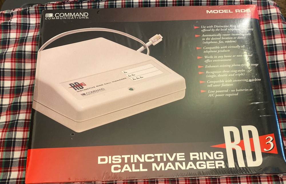 Command Communications RD 3 Call Manager New In Box 1996