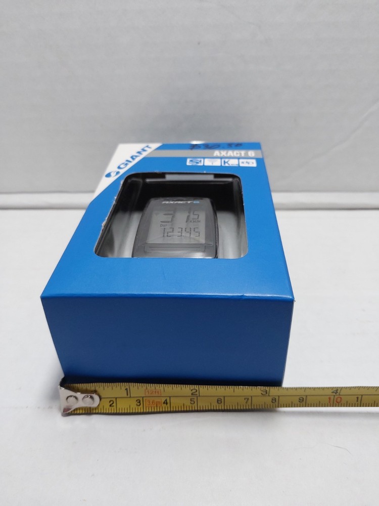 Giant Axact 6 Bike Cycle Computer 6 Function Odometer, Clock, Trip Distance