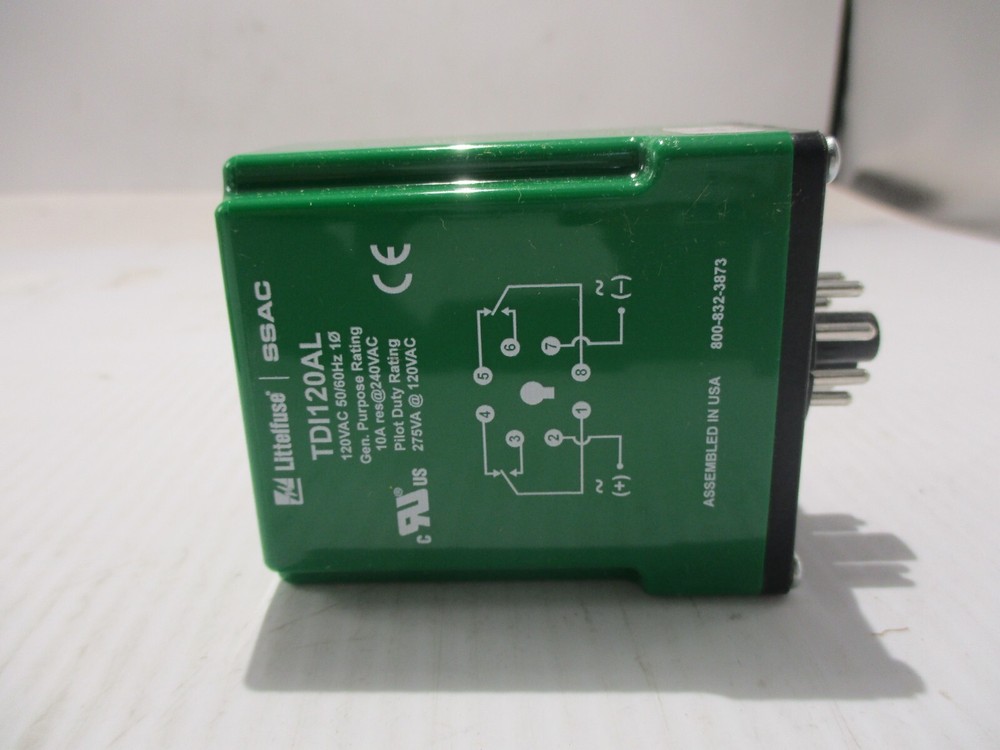 NEW LITTELFUSE SSAC TDI120AL TIME DELAY RELAY