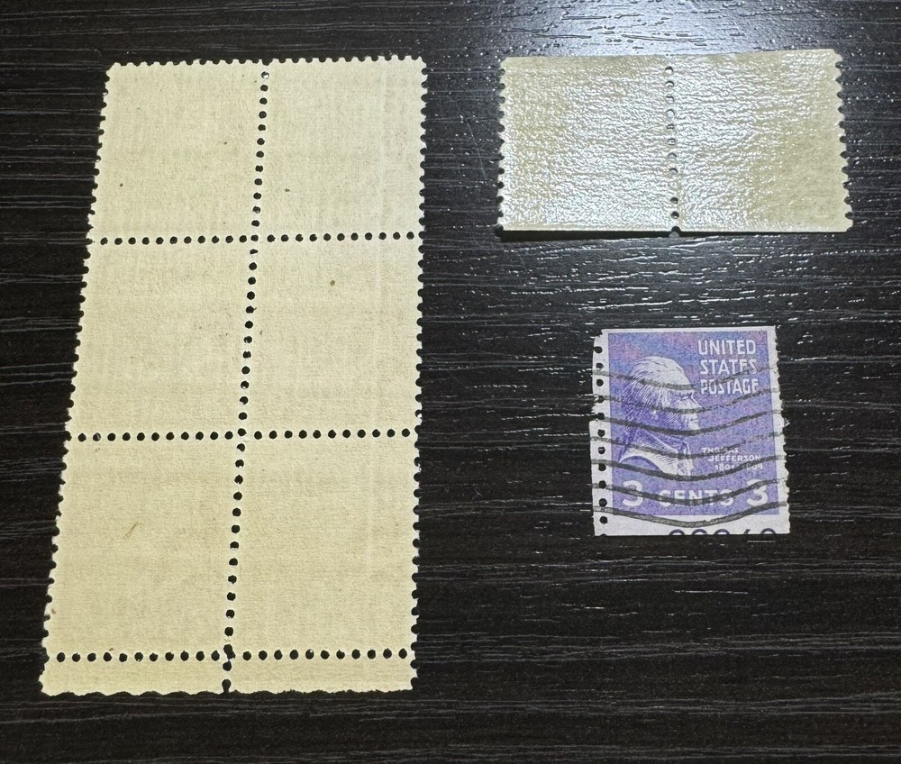 US Stamp Prexie Covers EFOs & Blocks includes #842 Partial Plate #EFOs