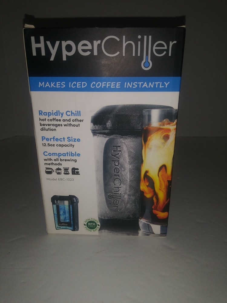 Hyper Chiller Iced Coffee/Other Beverages Maker 12.5oz Capacity EBC-1023
