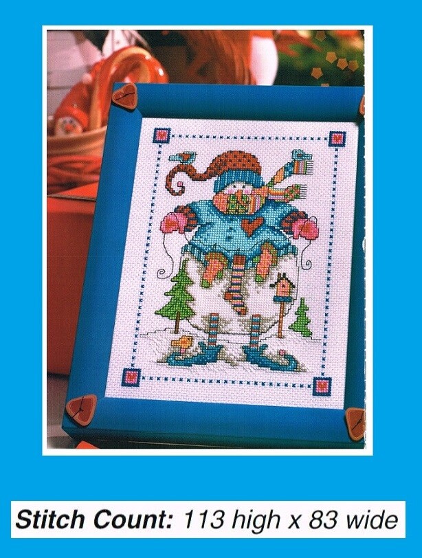 Di's SNOWMAN CROSS STITCH PATTERNS  ONLY   -   #958