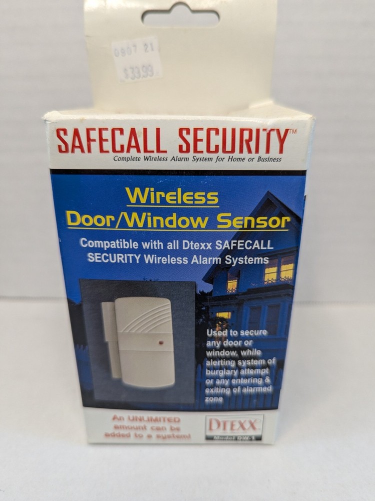DTEXX DW1 Wireless Door WIndow Sensor  compatible with Dtexx SAFECALL SECURITY