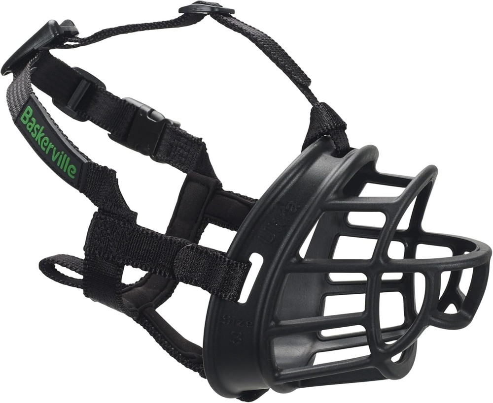 ULTRA Muzzle Patented Humane Design Breathable Dog can Pant & Drink Adjustable