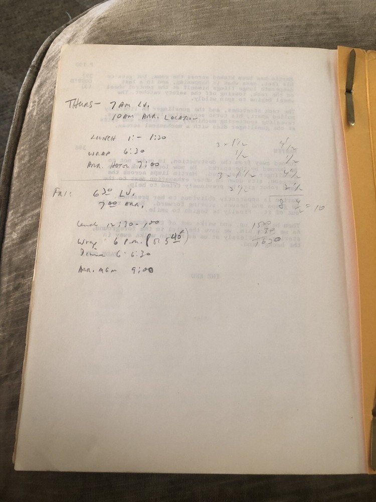 WESTWORLD VINTAGE SCRIPT by Michael Crichton